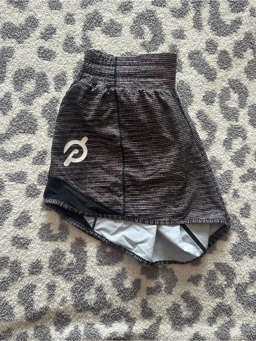 lululemon x peloton athletica Black Marled Running Shorts